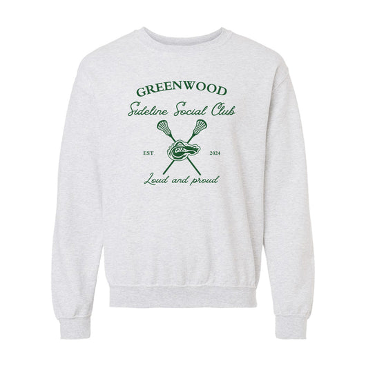 Greenwood Lacrosse Crewneck Sweatshirt Sideline Social Club