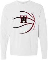 Tennessee Heat Basketball Comfort Colors Long Sleeve T-shirt