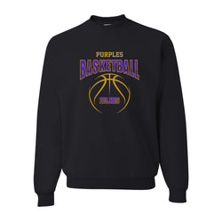 Purples Basketball Crewneck Sweatshirt