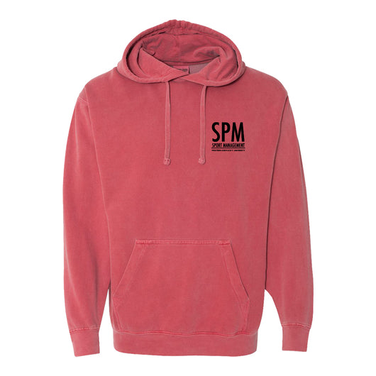 WKU Sport Management SPM Comfort Colors Hooded Sweatshirt