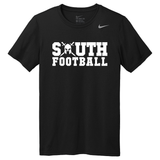 Spartans Football Nike Short Sleeve T-shirt Black and white logo