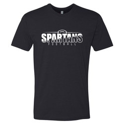 Spartans Football Next Level Unisex and Women's Short Sleeve T-shirt