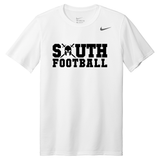 Spartans Football Nike Short Sleeve T-shirt Black and white logo