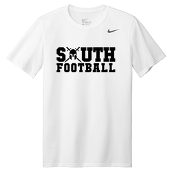 Spartans Football Nike Short Sleeve T-shirt Black and white logo