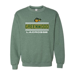 Greenwood Lacrosse Crewneck Sweatshirt (Multiple color options)