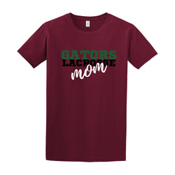 Greenwood Lacrosse Short Sleeve Gators Mom T-shirt (Multiple color options)