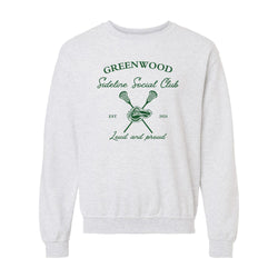 Greenwood Lacrosse Crewneck Sweatshirt Sideline Social Club