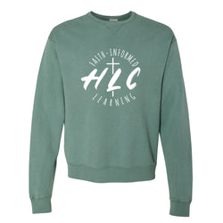 HLC Adult Garment-Dyed Crewneck Sweatshirt (4 colors)