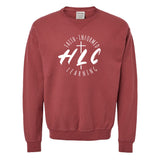 HLC Adult Garment-Dyed Crewneck Sweatshirt (4 colors)