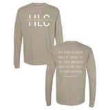 HLC Adult 100% Cotton Long Sleeve T-shirt (4 colors)