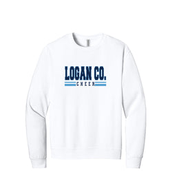 Logan County Cheer Crewneck Sweatshirt Adult/Youth Sizes