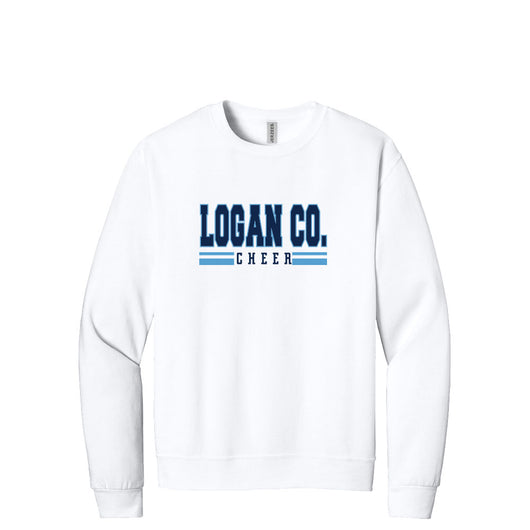 Logan County Cheer Crewneck Sweatshirt Adult/Youth Sizes