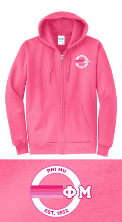 University of Kentucky Phi Mu Zip Up Hoodie
