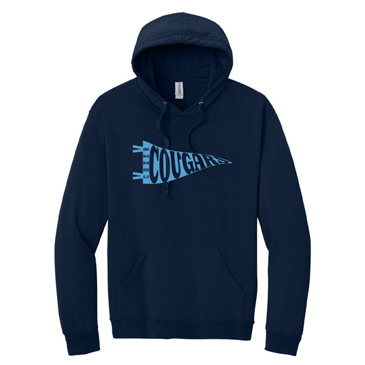Logan County Cheer Spirit Flag Hoodie- Youth and Adult
