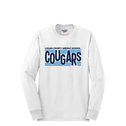 Logan County Cheer LCMS Long Sleeve Tshirt - Youth and Adult