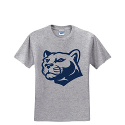 Logan County Cheer Cougar Head Tshirt - Youth and Adult