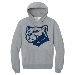 Logan County Cheer Cougar Head Hoodie- Youth and Adult