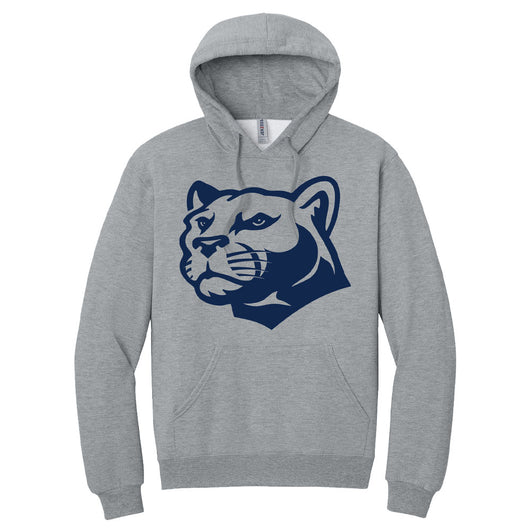 Logan County Cheer Cougar Head Hoodie- Youth and Adult