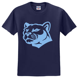 Logan County Cheer Cougar Head Tshirt - Youth and Adult