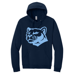 Logan County Cheer Cougar Head Hoodie- Youth and Adult