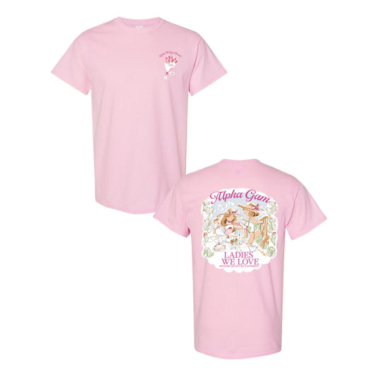 WKU Alpha Gamma Delta Ladies' We Love Tee