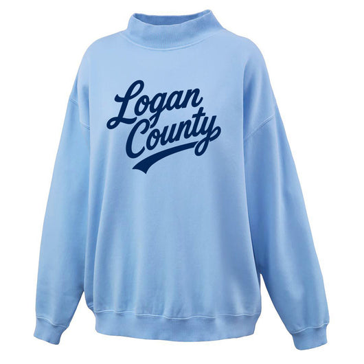 LC Cheer - Blue Mockneck