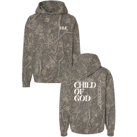 HLC - Youth & Adult Child of God Deadwood Camo Hoodie