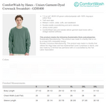 HLC Adult Garment-Dyed Crewneck Sweatshirt (4 colors)