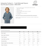 HLC Youth Midweight Hooded Sweatshirt (4 colors)