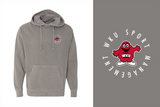 WKU Sport Management Big Red Comfort Colors Hooded Sweatshirt