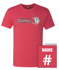 Bulldogs Red Short Sleeve Tee