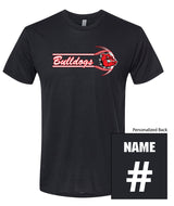 Bulldogs Black Short Sleeve Tee