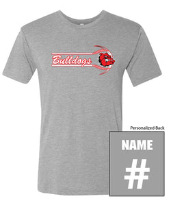 Bulldogs Grey Short Sleeve Tee