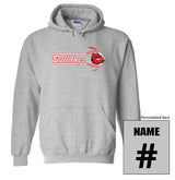 Bulldogs Sport Grey Fleece Hoodie