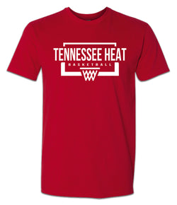 Tennessee Heat Basketball Red Short Sleeve